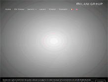 Tablet Screenshot of milanigroup.com